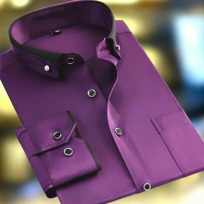 Camicia in Cotone con Maniche Lunghe