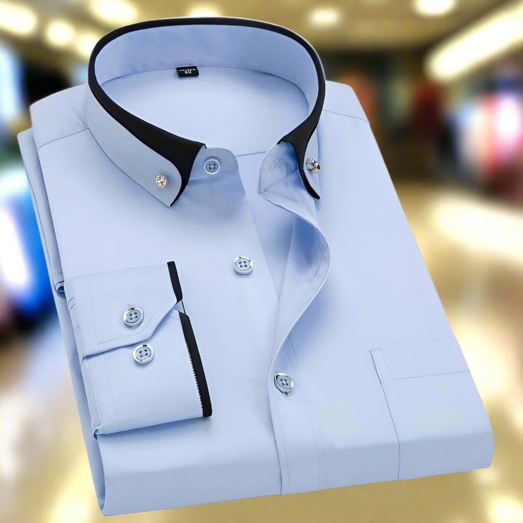 Camicia in Cotone con Maniche Lunghe