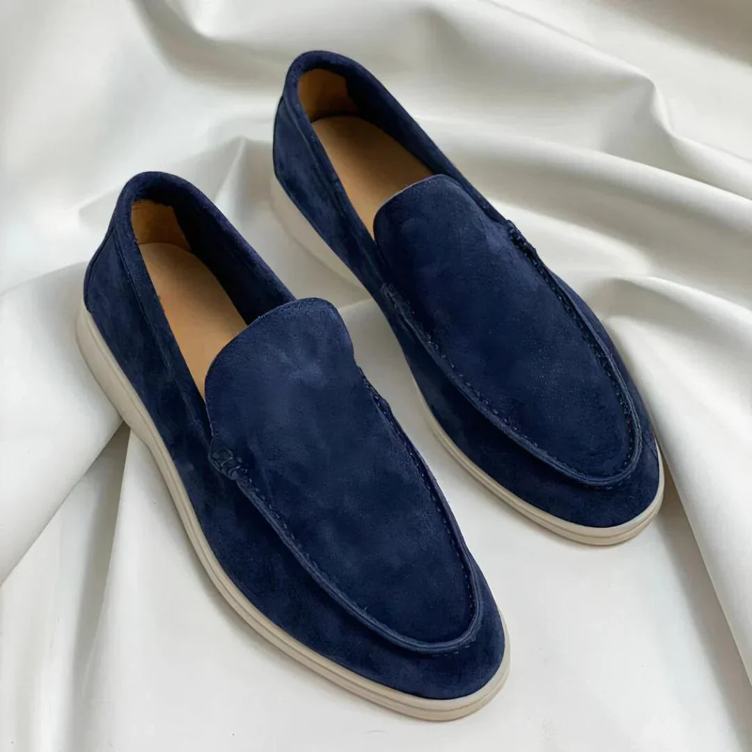 Leonardo - Mocassino in Pelle Scamosciata Premium