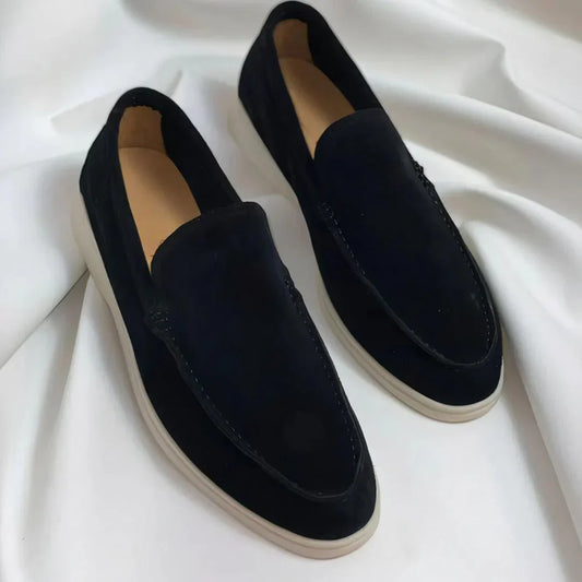 Leonardo - Mocassino in Pelle Scamosciata Premium