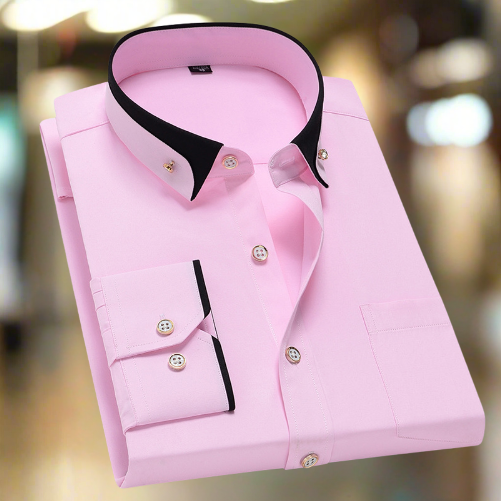Camicia in Cotone con Maniche Lunghe