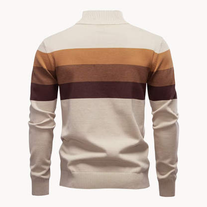 Pullover a Mezzo Zip