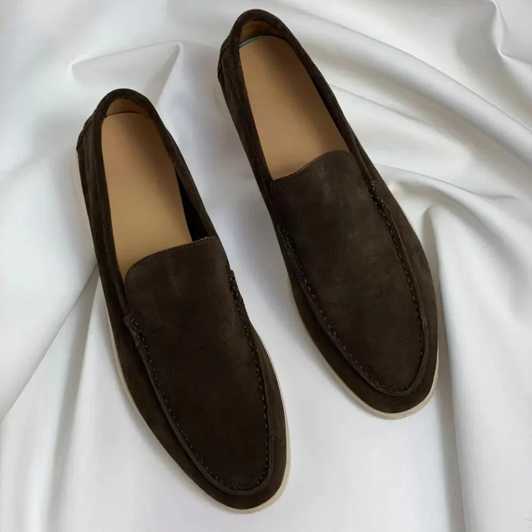 Leonardo - Mocassino in Pelle Scamosciata Premium