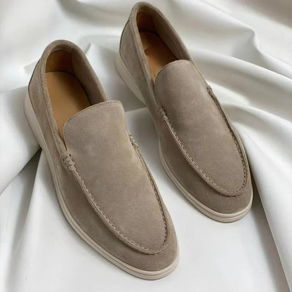 Leonardo - Mocassino in Pelle Scamosciata Premium