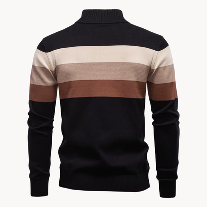 Pullover a Mezzo Zip