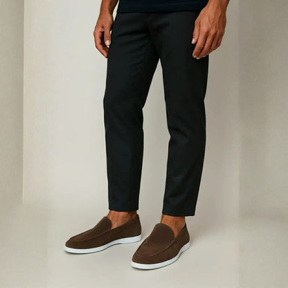 Leonardo - Mocassino in Pelle Scamosciata Premium