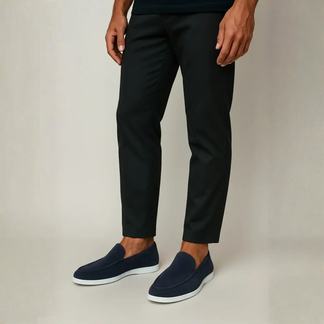 Leonardo - Mocassino in Pelle Scamosciata Premium