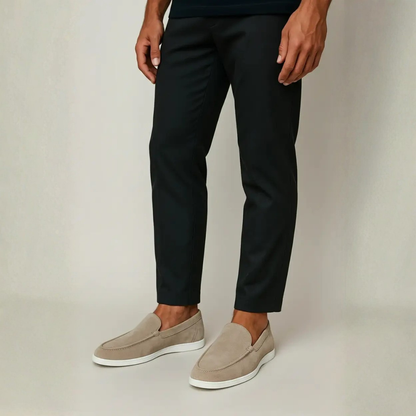 Leonardo - Mocassino in Pelle Scamosciata Premium