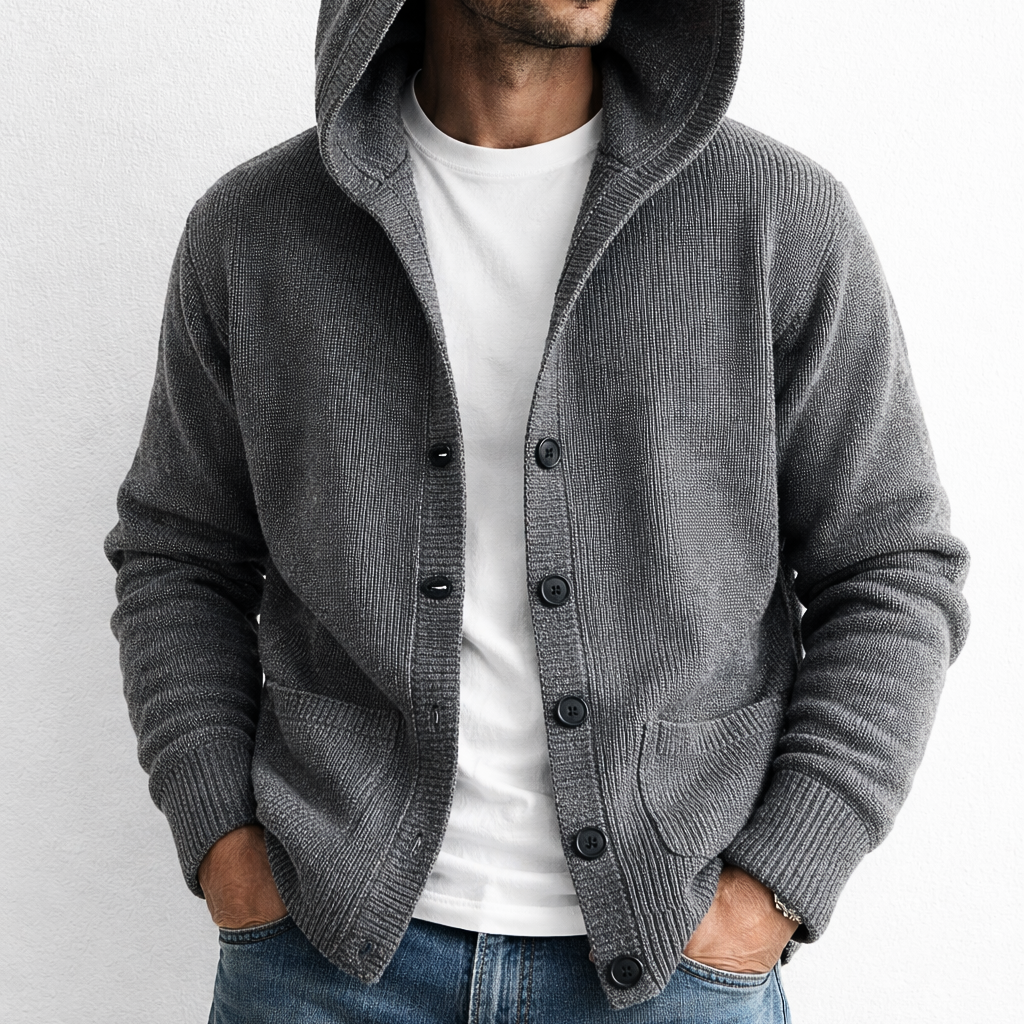 Cardigan con Cappuccio