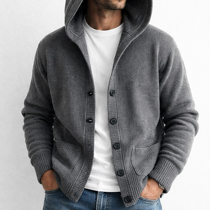 Cardigan con Cappuccio