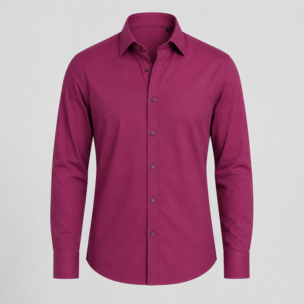 Camicia Antipiega a Taglio Aderente