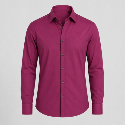 Camicia Antipiega a Taglio Aderente