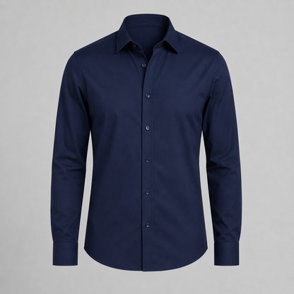 Camicia Antipiega a Taglio Aderente