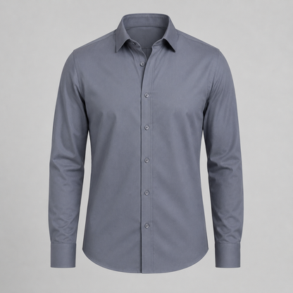 Camicia Antipiega a Taglio Aderente
