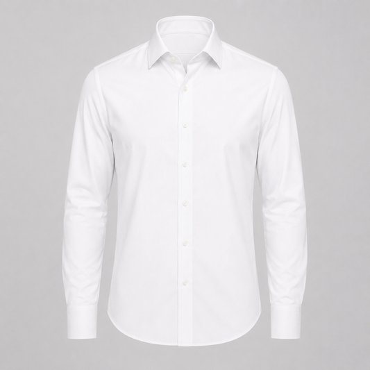Camicia Antipiega a Taglio Aderente