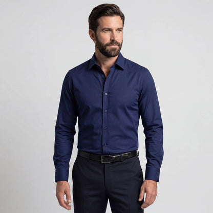 Camicia Antipiega a Taglio Aderente