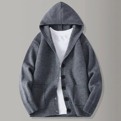Cardigan con Cappuccio