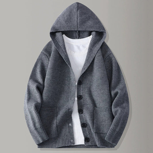 Cardigan con Cappuccio