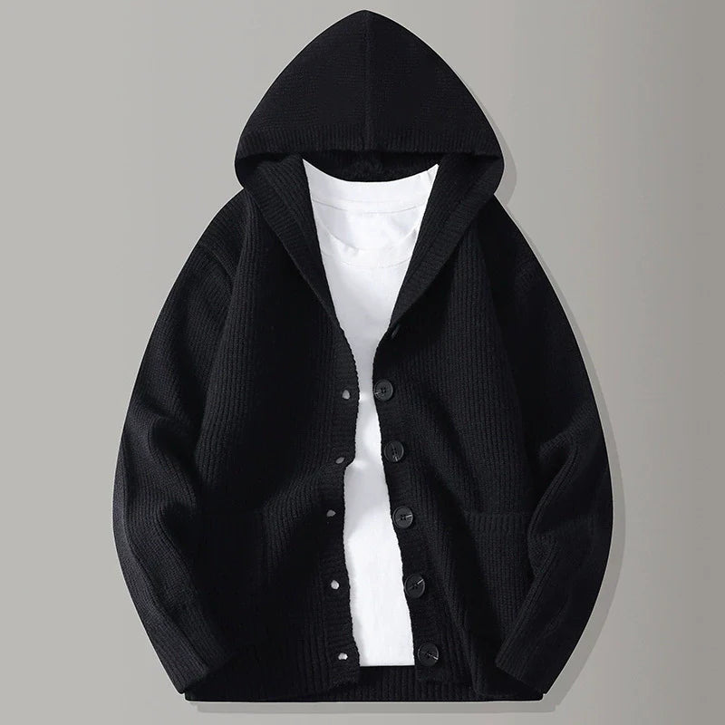 Cardigan con Cappuccio