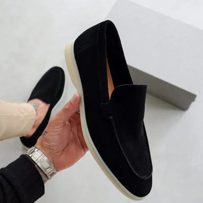 Leonardo - Mocassino in Pelle Scamosciata Premium