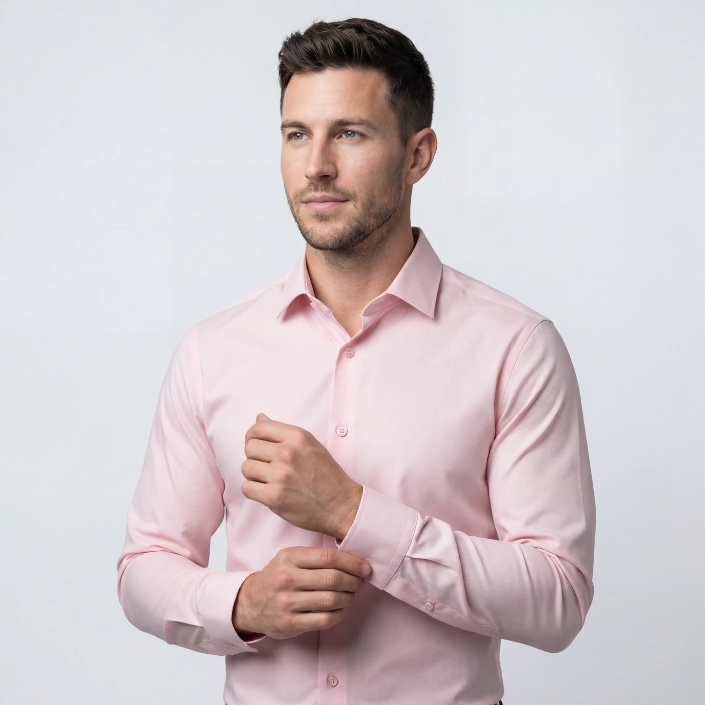 Camicia Antipiega a Taglio Aderente