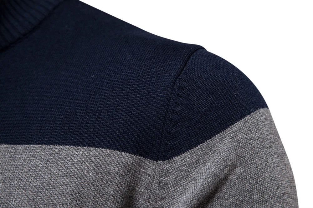 Pullover a Mezzo Zip