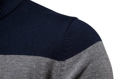 Pullover a Mezzo Zip