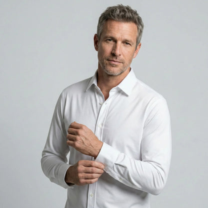 Camicia Antipiega a Taglio Aderente