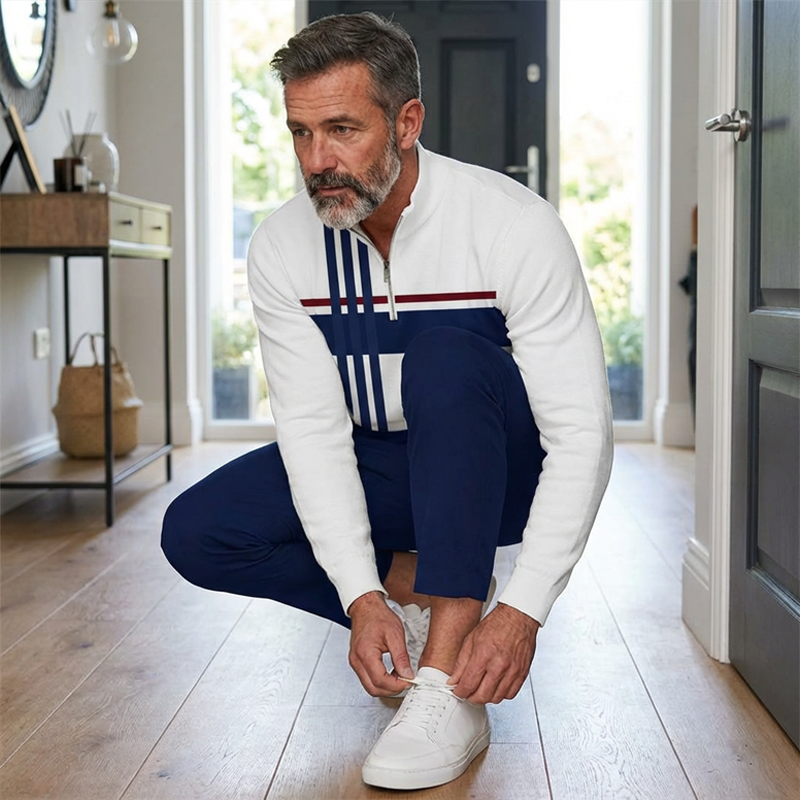 Set Pullover e Pantaloni con Stampa Grafica