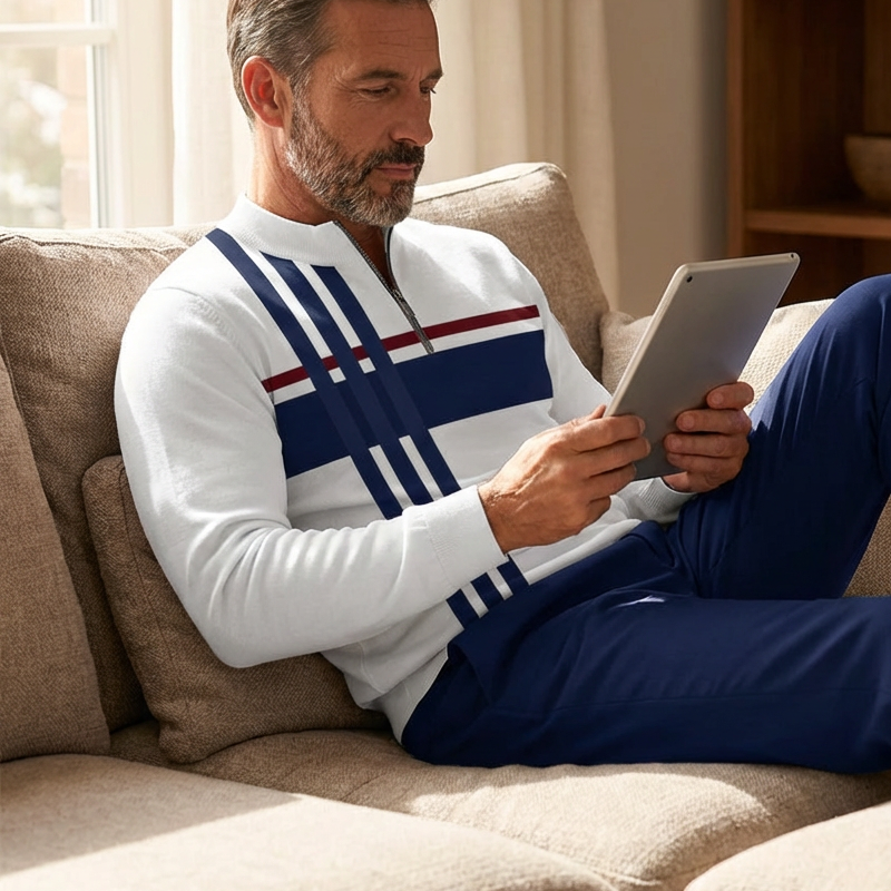 Set Pullover e Pantaloni con Stampa Grafica