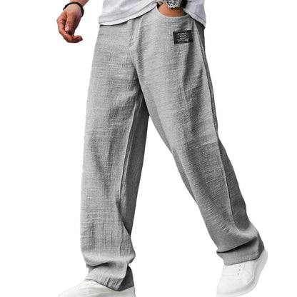 Lorenzo – Pantaloni Casual a Gamba Larga