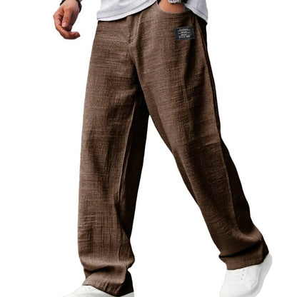 Lorenzo – Pantaloni Casual a Gamba Larga