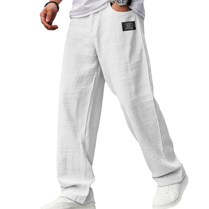 Lorenzo – Pantaloni Casual a Gamba Larga