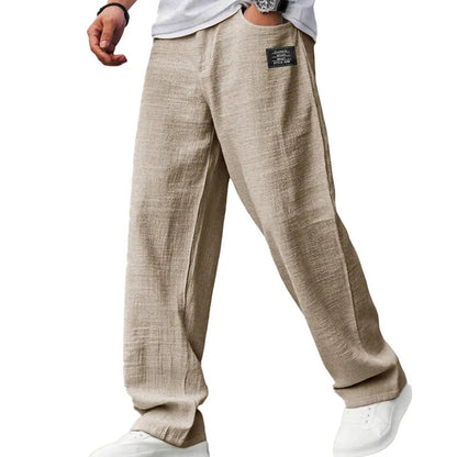 Lorenzo – Pantaloni Casual a Gamba Larga