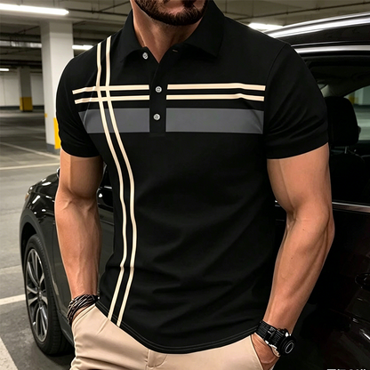 Polo a Righe Leggera