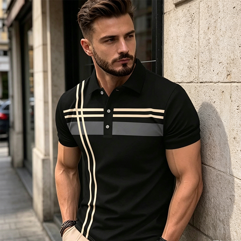 Polo a Righe Leggera